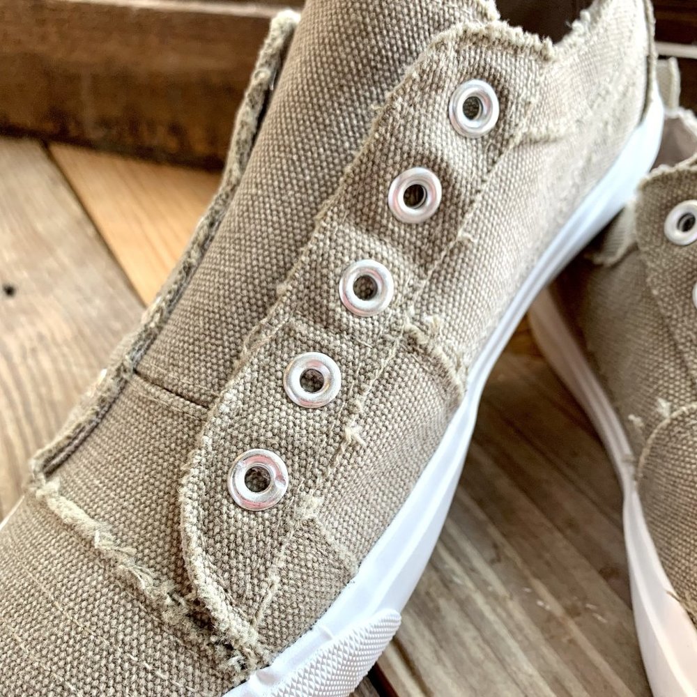 Corky's Women's Babalu Slip-On Sneakers-Taupe - Picture 3 of 5